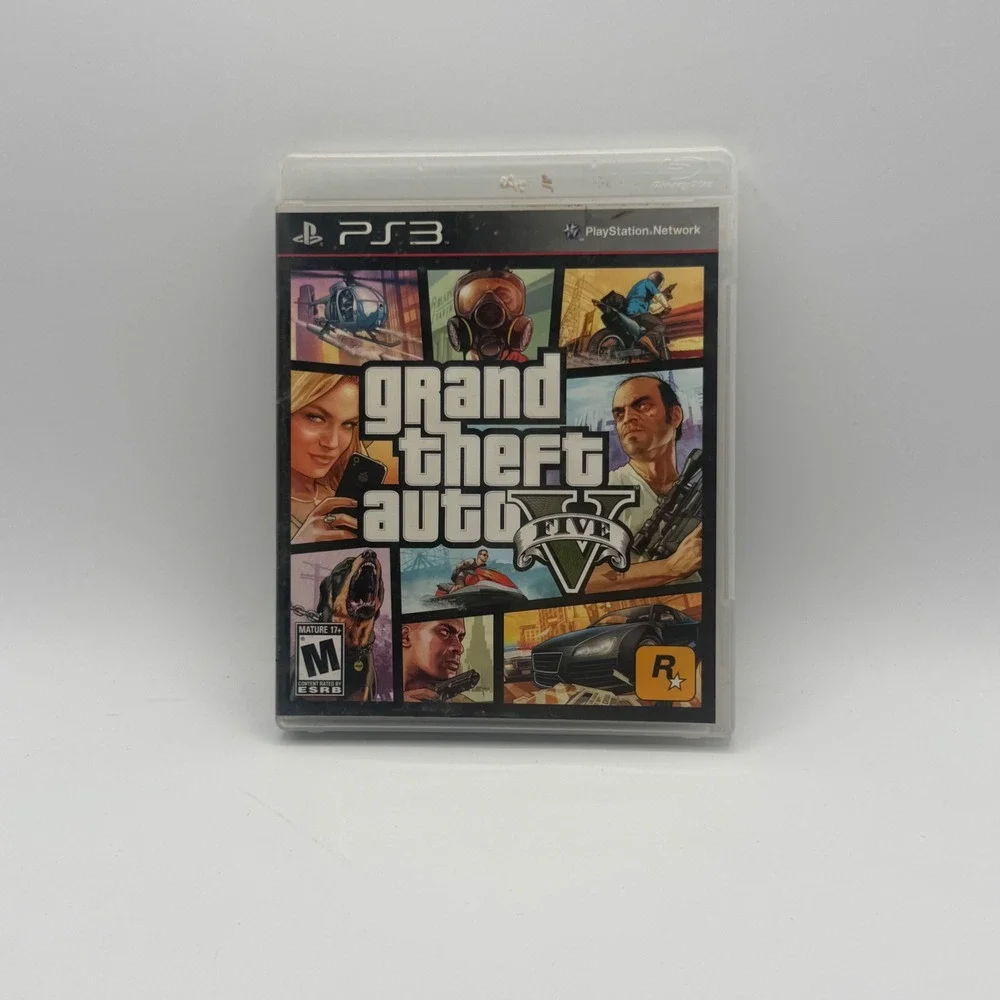 Rockstar Grand Theft Auto V PS3 N/A Multicolor Excellent Action Adventure Game